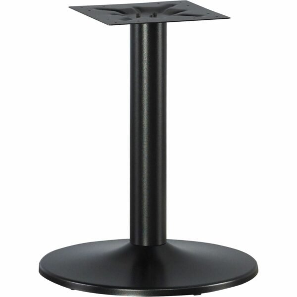 Lorell Essentials Round Conference Table Steel Base Round Base - 28.50" Height x 23.63" Width x 23.63" Depth - Conferencing - Assembly Required - Black - 1 Each (LLR87241)