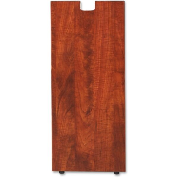 Lorell Essentials Series Credenza Half Leg Rectangular Base - 28" Height x 11.75" Width x 1" Depth - Assembly Required - Cherry, Laminated - 1 Each (LLR69615)