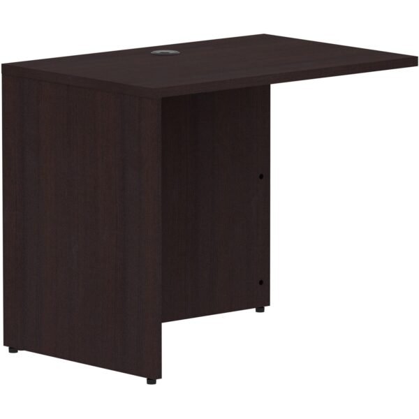 Lorell Essentials Series Return Shell 29.5" Height x 35" Width x 24" Depth Return Shell, x 1" Thickness Top - Finish: Espresso Laminate (LLR18263)