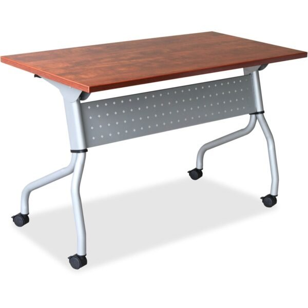 Lorell Flip Top Training Table Rectangle Top - Four Leg Base - 4 Legs - 23.60" Table Top Width x 60" Table Top Depth - 29.50" Height x 59" Width x 23.63" Depth - Training -...