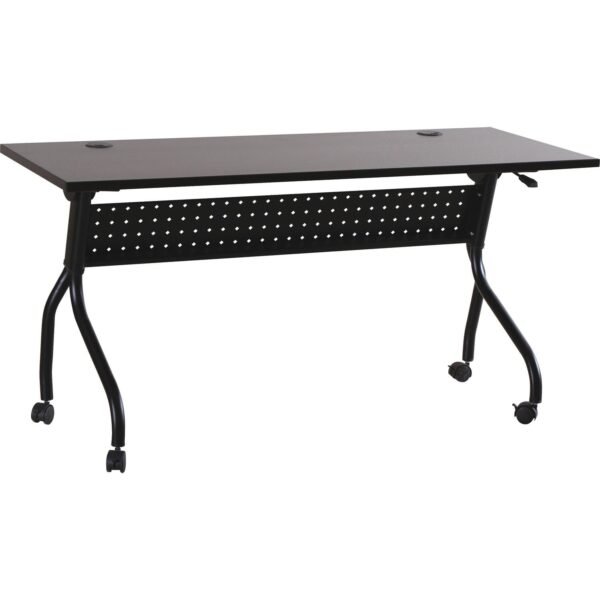 Lorell Flip Top Training Table Rectangle Top - Four Leg Base - 4 Legs - 48" Table Top Width x 23.50" Table Top Depth - 29.50" Height x 47.25" Width x 23.63" Depth - Assembly...