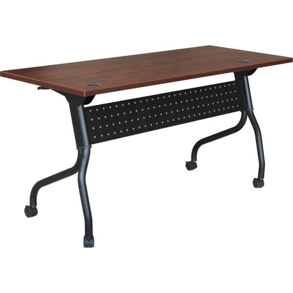 Lorell Flip Top Training Table Rectangle Top - Four Leg Base - 4 Legs - 60" Table Top Width x 23.60" Table Top Depth - 29.50" Height x 59" Width x 23.63" Depth - Assembly...