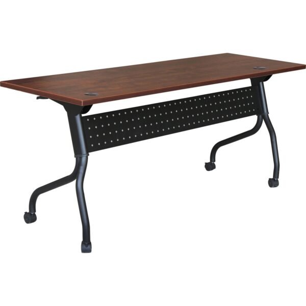 Lorell Flip Top Training Table Rectangle Top - Four Leg Base - 4 Legs - 72" Table Top Width x 23.60" Table Top Depth - 29.50" Height x 28.70" Width x 23.63" Depth - Assembly...
