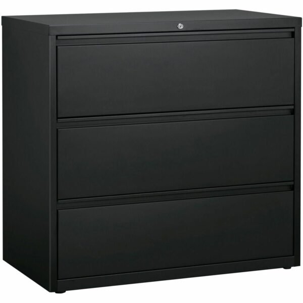 Lorell Fortress Series Lateral File 42" Width x 18.8" Depth x 40.1" Height - 3 x Drawer(s) for File - A4, Legal, Letter - Lateral - Anti-tip, Security Lock, Ball Bearing Slide,...
