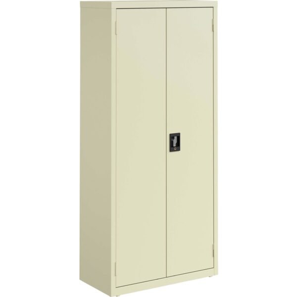 Lorell Fortress Series Slimline Storage Cabinet 30" Width x 15" Depth x 66" Height - 4 x Shelf(ves) - 720 lb Load Capacity - Durable, Welded, Nonporous Surface, Recessed Handle,...