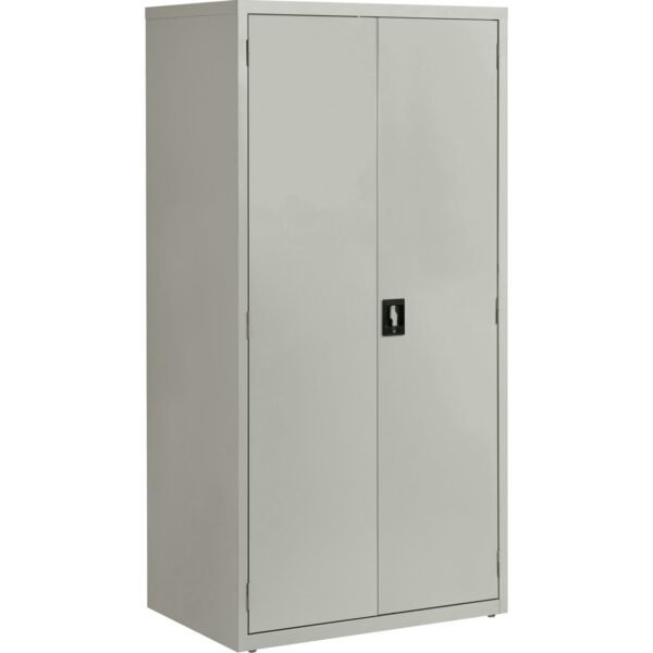 Lorell Fortress Series Storage Cabinet 36" Width x 24" Depth x 72" Height - 5 x Shelf(ves) - Hinged Door(s) - Sturdy, Recessed Locking Handle, Removable Lock, Durable, Storage...