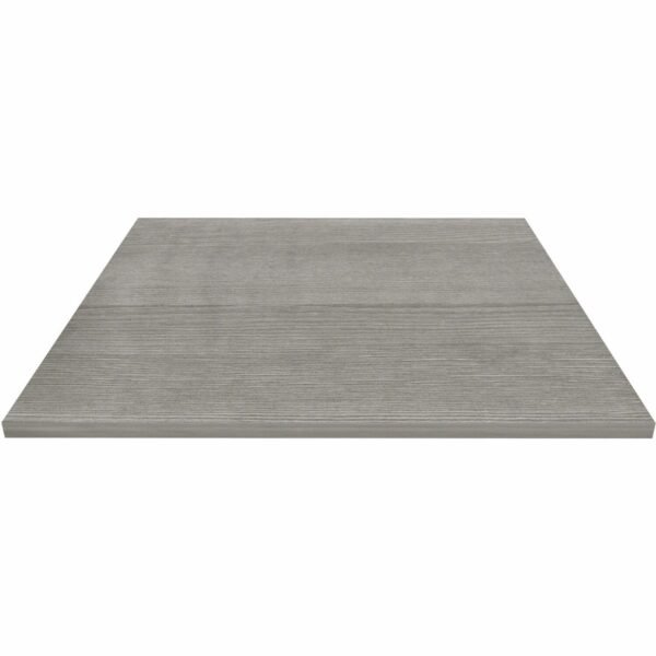 Lorell Hospitality/Conference Tabletop 36" Width x 1" Thickness x 36" Length - Band Edge - Weathered Charcoal Table Top - Sturdy - For Reception Area, Conference Table,...