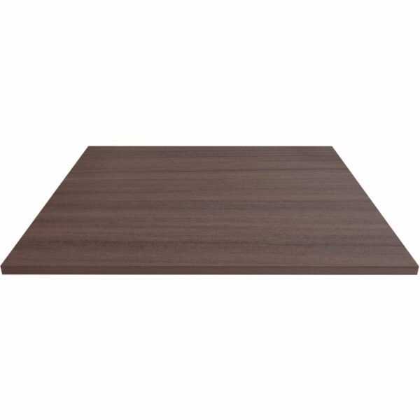 Lorell Hospitality/Conference Tabletop 42" Width x 42" Depth x 1" Thickness - Band Edge - Espresso Table Top - For Reception Area, Conference Table, Breakroom, Lobby, Meeting...