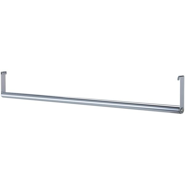 Lorell Industrial Wire Shelving Garment Hanger Bar x 36" Length - for Garment, Coat - Chrome - 1 Each (LLR69877)