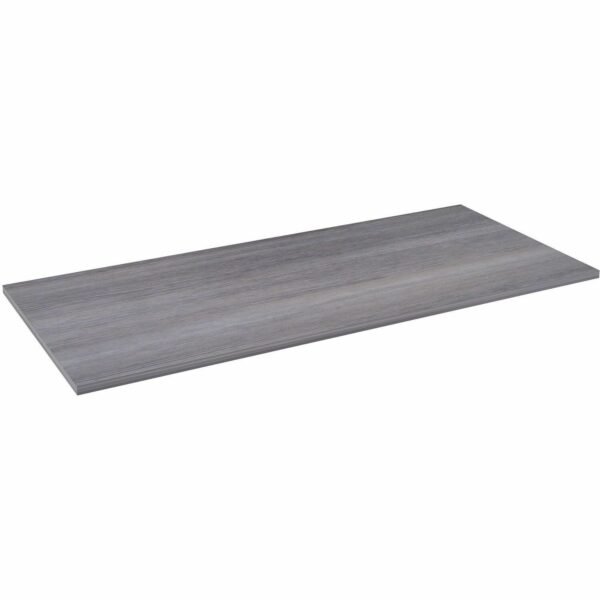 Lorell Multipurpose Tabletop 30" Width x 66" Depth x 1" Thickness - Band Edge - Weathered Charcoal, Laminate Table Top - For Conference Table, Office (LLR62683)
