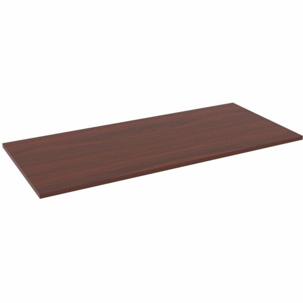 Lorell Multipurpose Tabletop 30" Width x 66" Depth x 1" Thickness - Band Edge - Mahogany, Laminate Table Top - For Conference Table, Office (LLR62680)