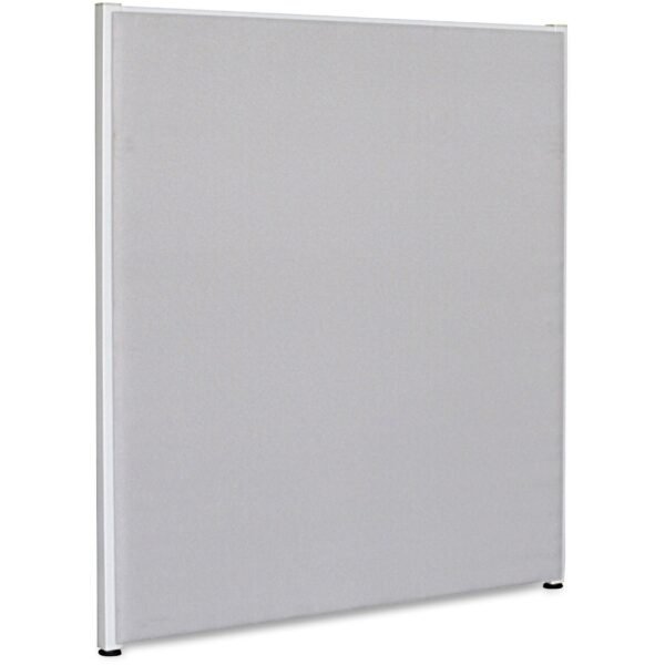 Lorell Panel System Partition Fabric Panel 30" Width x 48" Height - Fabric, Steel - Gray - 1 Each (LLR90268)