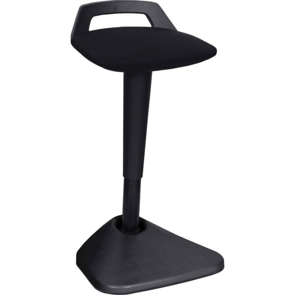 Lorell Pivot Chair Black Seat Color - Fabric Seat Material - Square Base - 1 Each (LLR42168)