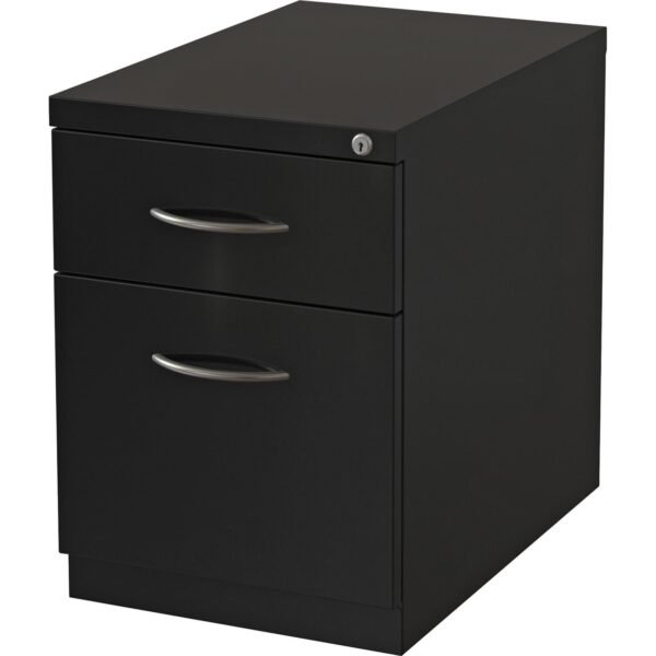 Lorell Premium Box/File Mobile File Cabinet with Arm Pull 15" Width x 19.9" Depth x 21.8" Height - 2 x Drawer(s) for Box, File - Letter - Pencil Tray, Ball-bearing Suspension,...