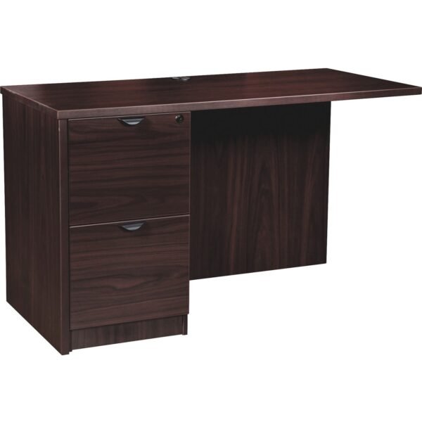 Lorell Prominence 2.0 Left Return 29" Height x 48" Width x 24" Depth, x 1" Thickness Top - 2 x File Drawer(s) - Band Edge - Material: Particleboard - Finish: Laminate...