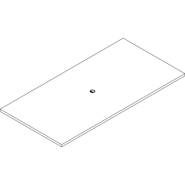 Lorell Prominence 2.0 Rectangular Conference Tabletop Mahogany Rectangle, Laminated Top - 96" Table Top Width x 48" Table Top Depth x 1.50" Table Top Thickness - Assembly...