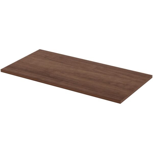 Lorell Relevance Series Tabletop Walnut Rectangle, Laminated Top - 48" Table Top Length x 24" Table Top Width x 1" Table Top Thickness - Assembly Required - 1 Each (LLR59638)