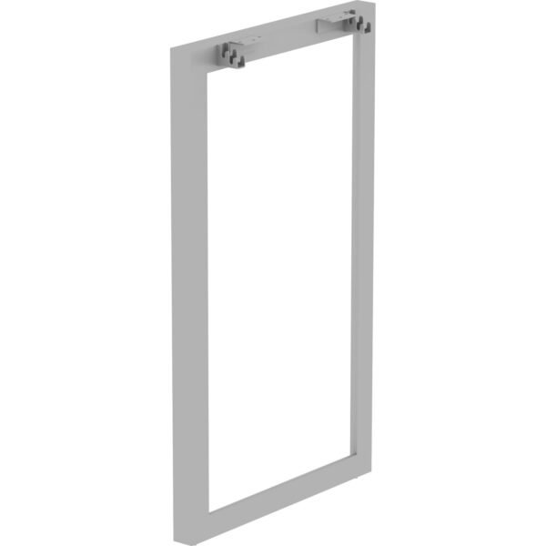 Lorell Relevance Standing-Height Side Leg Frame 40.4" Height x 23.3" Width - Finish: Silver (LLR16209)