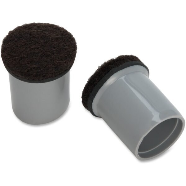 Lorell Replacement Chair Tips with Felt Gray - 16 / Bag (LLR49323)