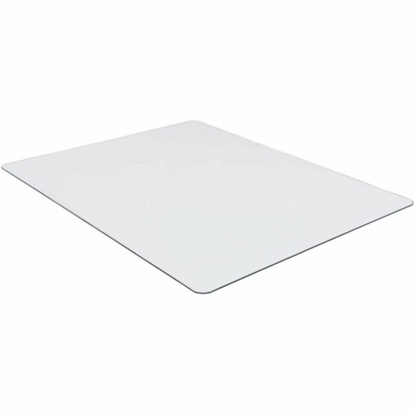 Lorell Tempered Glass Chairmat Carpet, Hardwood Floor, Marble, Hard Floor - 60" Length x 48" Width x 0.250" Thickness - Rectangular - Tempered Glass - Clear - 1 Each (LLR82835)