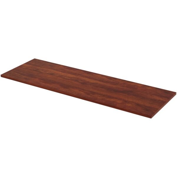 Lorell Training Tabletop Cherry Rectangle, Laminated Top - Adjustable Height - 72" Table Top Width x 24" Table Top Depth x 1" Table Top Thickness - Assembly Required - 1 Each...