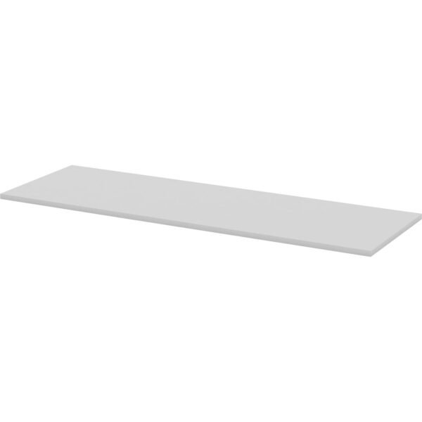 Lorell Training Tabletop Gray Rectangle Top - 72" Table Top Length x 24" Table Top Width x 1" Table Top Thickness - Assembly Required - Particleboard, Melamine Top Material - 1...