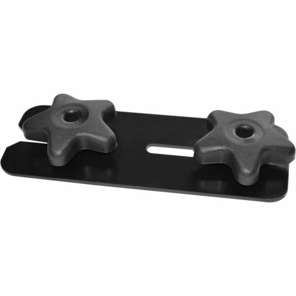 Lorell Universal Quick Align Table Connector 6.50" Width x 2.50" Depth x 1" Height - Metal, Plastic - Black - 1 Each (LLR60687)