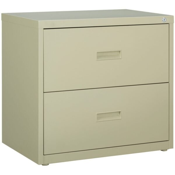 Lorell Value Lateral File - 2-Drawer 30" Width x 18.6" Depth x 28.1" Height - 2 x Drawer(s) for File - A4, Letter, Legal - Interlocking, Ball-bearing Suspension, Adjustable...