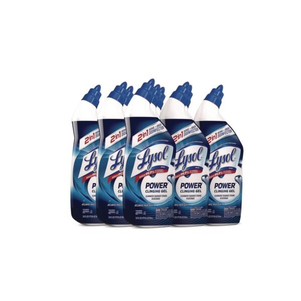 Lysol® Power Toilet Bowl Cleaner, Wintergreen, 24 oz., 9 Bottles (98012)