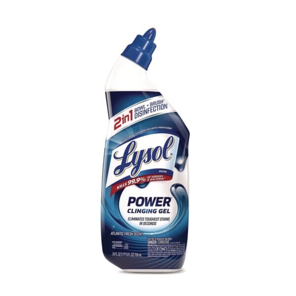 Lysol® Power Toilet Bowl Cleaner, Wintergreen, 24 oz. Bottle (98012EA)