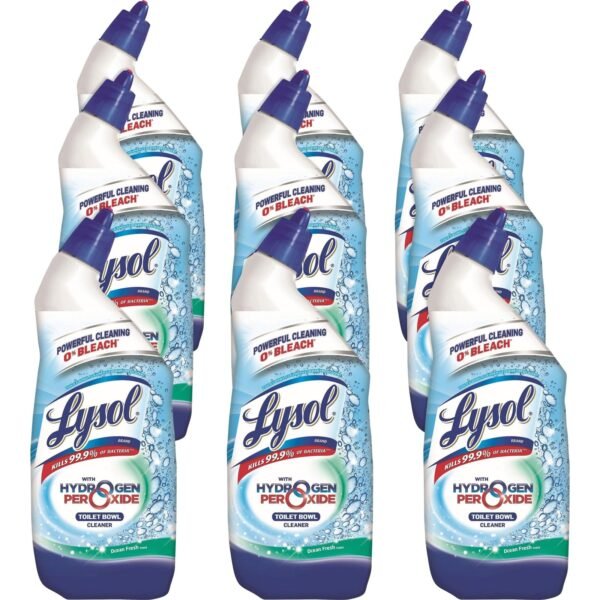 Lysol® Toilet Bowl Cleaner w/Hydrogen Peroxide, 24 oz., 9 Bottles (98011)