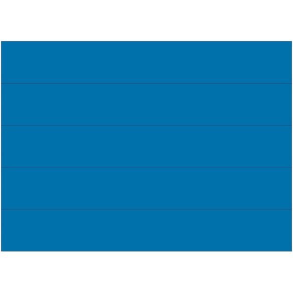 MasterVision 6" Magnetic Dry Erase Strips 0.88" Length x 6" Width - Blue - For Board, Color Coding - 25 / Pack (FM2501)