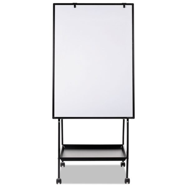 MasterVision Creation Station Dry Erase Board, 29.5 x 74.88, White Surface, Black Metal Frame (EA49125016)