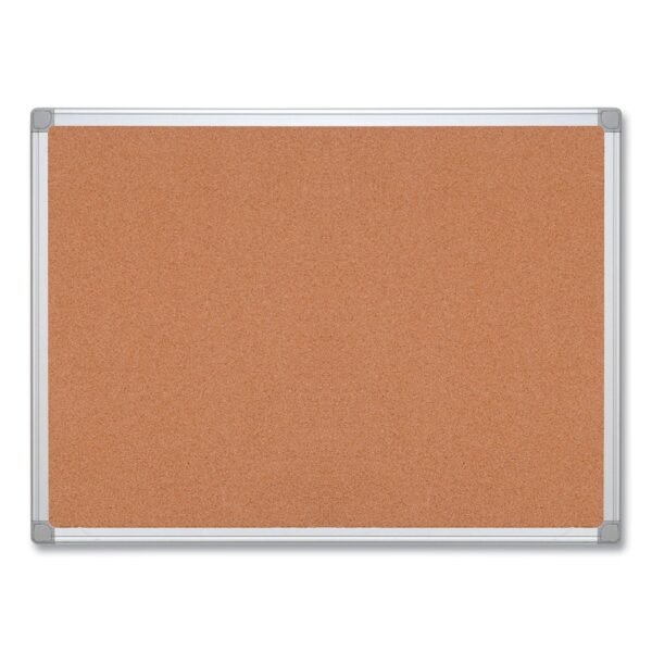 MasterVision Earth Cork Board, 72 x 48, Tan Surface, Silver Aluminum Frame (CA271790)