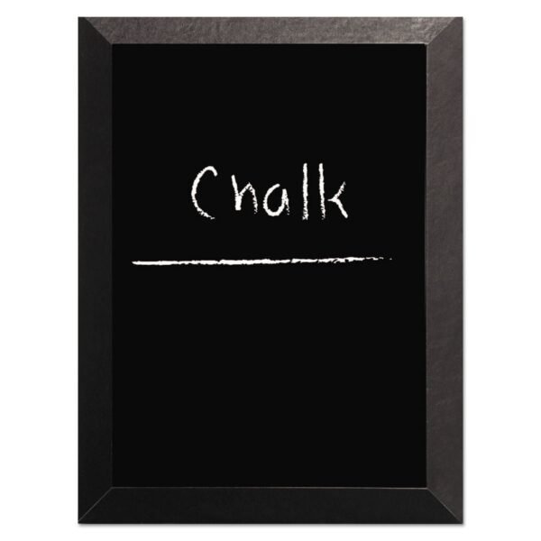 MasterVision Kamashi Chalk Board, 48 x 36, Black Surface, Black Wood Frame (PM14151620)
