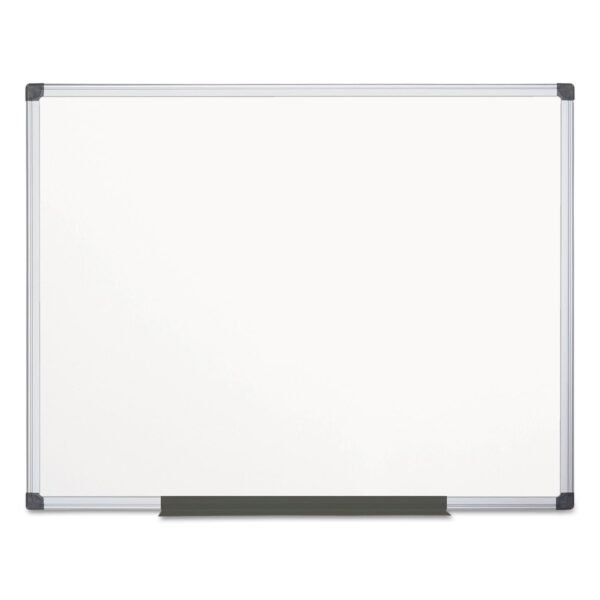 MasterVision Value Lacquered Steel Magnetic Dry Erase Board, 72 x 48, White Surface, Silver Aluminum Frame (MA2707170)
