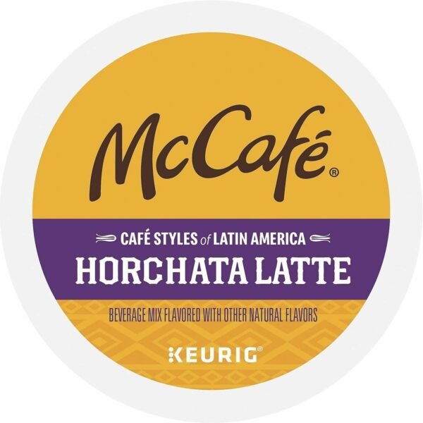 McCafe McCafé® K-Cup Horchata Latte Compatible with Keurig Brewer - Medium - K-Cup - Horchata Latte - 24 / Box (9891)