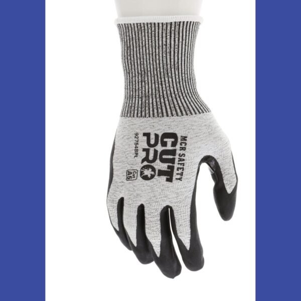MCR Safety Cut Pro 92754BP Gloves, X-Large, Black/Gray, Dozen (92754BPXL)