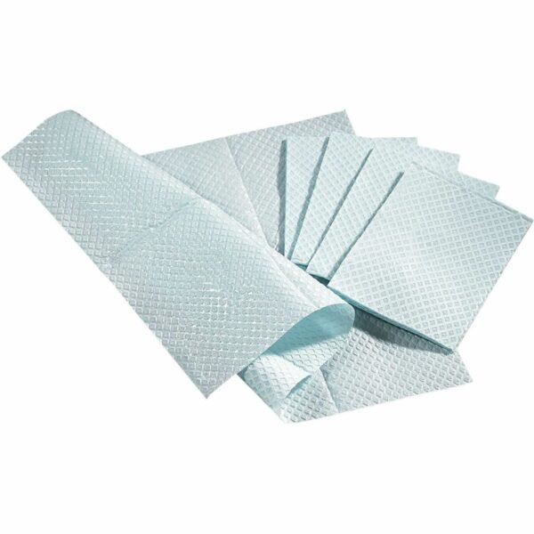 Medline Standard Poly-backed Tissue Towels Blue - Tissue - 500 / Box (NON24356B)