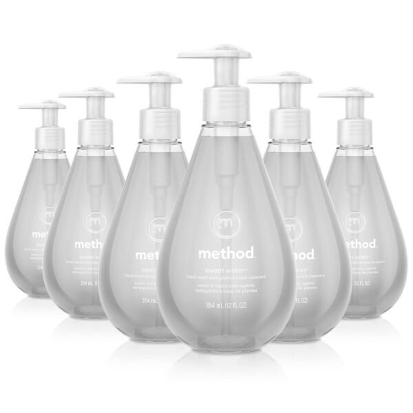 Method® Gel Hand Wash, Sweet Water Scent, 12 oz. Pump Bottle 6 Bottles (00034CT)