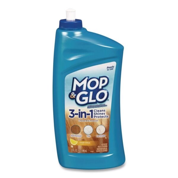 MOP & GLO Ready to Use Multi-Surface Floor Cleaner, Fresh Citrus Scent, 32 oz Bottle (98563EA)