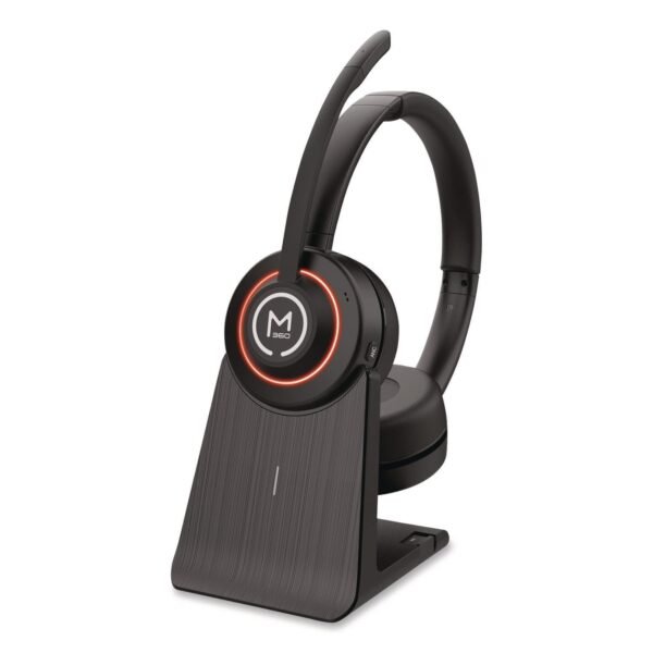 Morpheus 360 Sanctuary Wireless Noise Canceling UC Headset with Boom Mic HS6750ANC, Binaural, Over the Head Headset