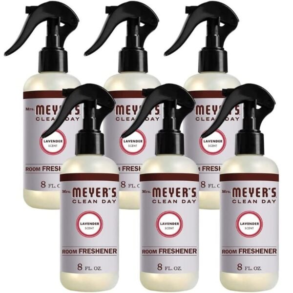 Mrs. Meyer's Clean Day Room Freshener, Lavender, 8 oz, Non-Aerosol Spray, 6/Carton (670763)