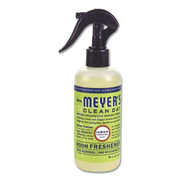 Mrs. Meyer's Clean Day Room Freshener, Lemon Verbena, 8 oz, Non-Aerosol Spray, 6/Carton (670764)