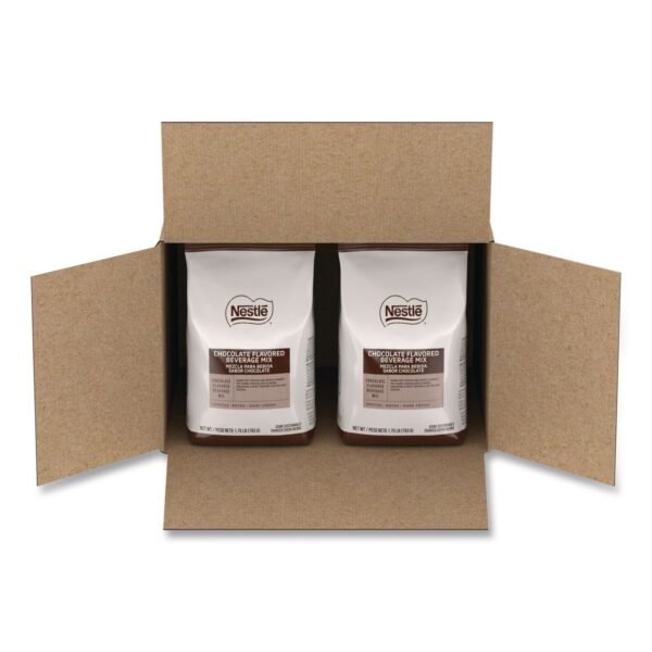 Nescaf Premium Hot Chocolate Mix, Rich Chocolate, 1.75 lb Bag, 6/Carton (81794CT)