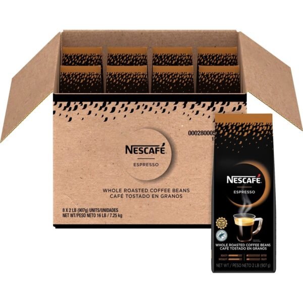 Nescafé Nescafe Whole Bean Espresso Coffee ( 32 oz - Whole Bean - Espresso - 1 Each 59095)