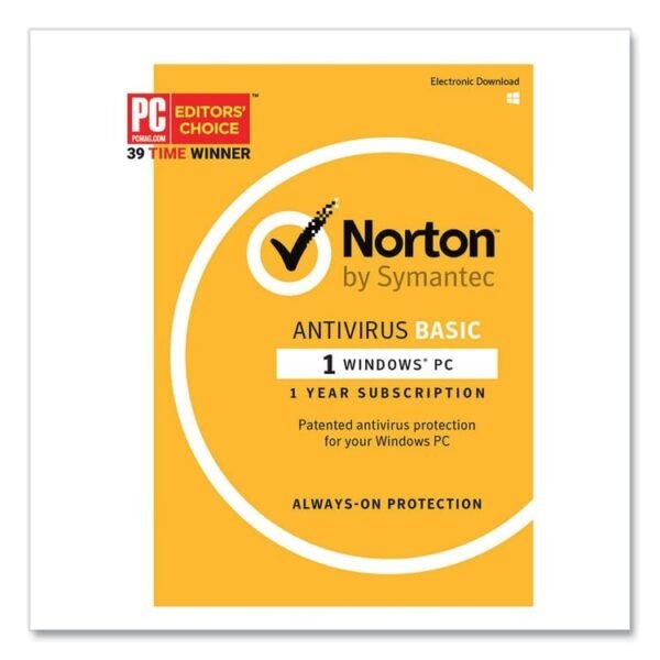 Norton AntiVirus Basic Software, For 1 User (21366381)