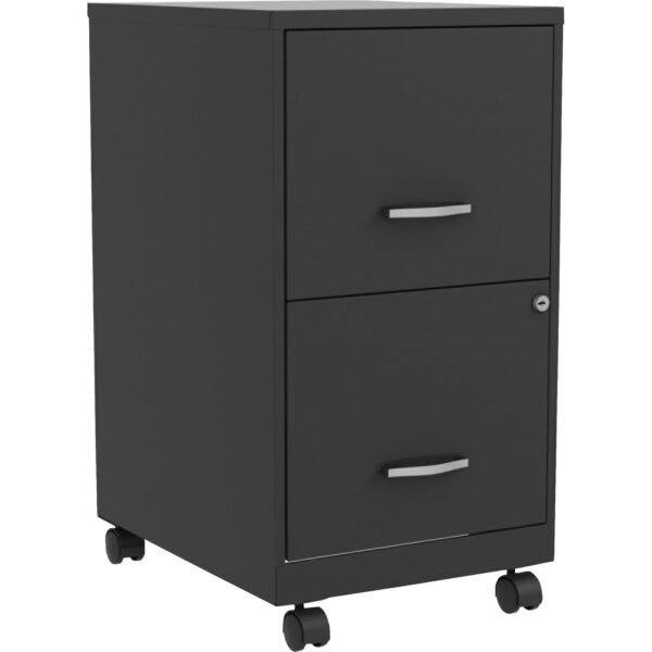 NuSparc Mobile File Cabinet 14.2" Width x 18" Depth x 26.5" Height for File - Letter - Mobility, Locking Drawer, Glide Suspension, 3/4 Drawer Extension, Cam Lock, Nonporous...
