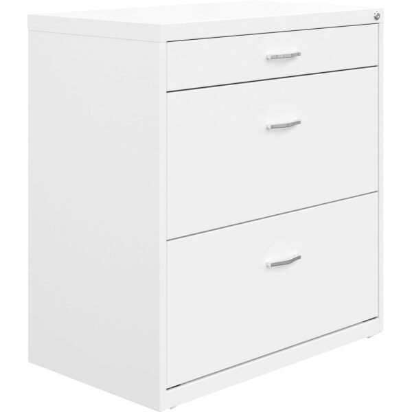 NuSparc Pencil Drawer Lateral File 30" Width x 17.6" Depth x 31.7" Height - 2 x Drawer(s) for File, Pencil - Letter - Lateral - Interlocking, Anti-tip, Ball Bearing Slide,...
