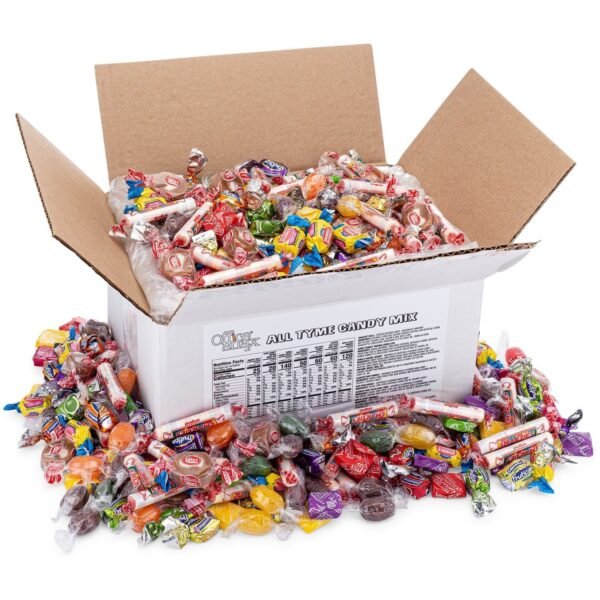 Office Snax All Tyme Assorted Candy Mix Assorted - Individually Wrapped - 5 lb - 1 / Carton (00663)